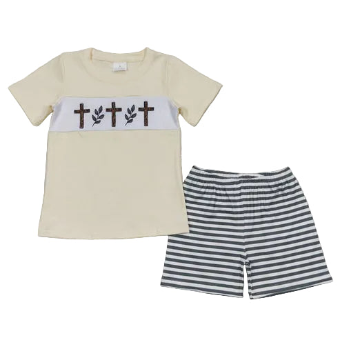 Three Wooden Crosses Boy Set