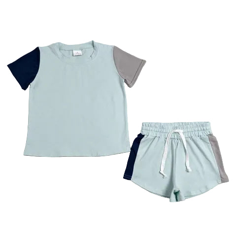 Blue Color Block Set