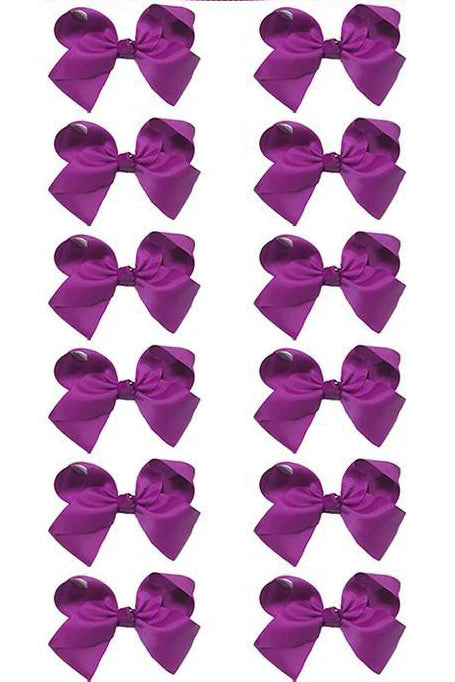5.5" WIDE HAIR BOWS