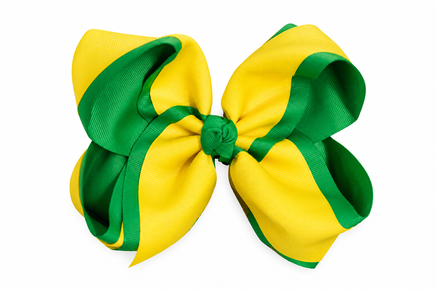 Green/Yellow 7" Bow