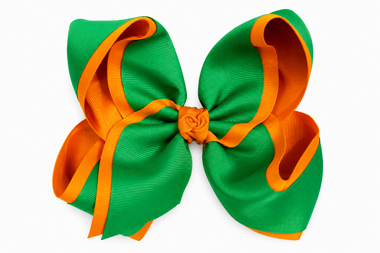 Green/Orange 7" bow