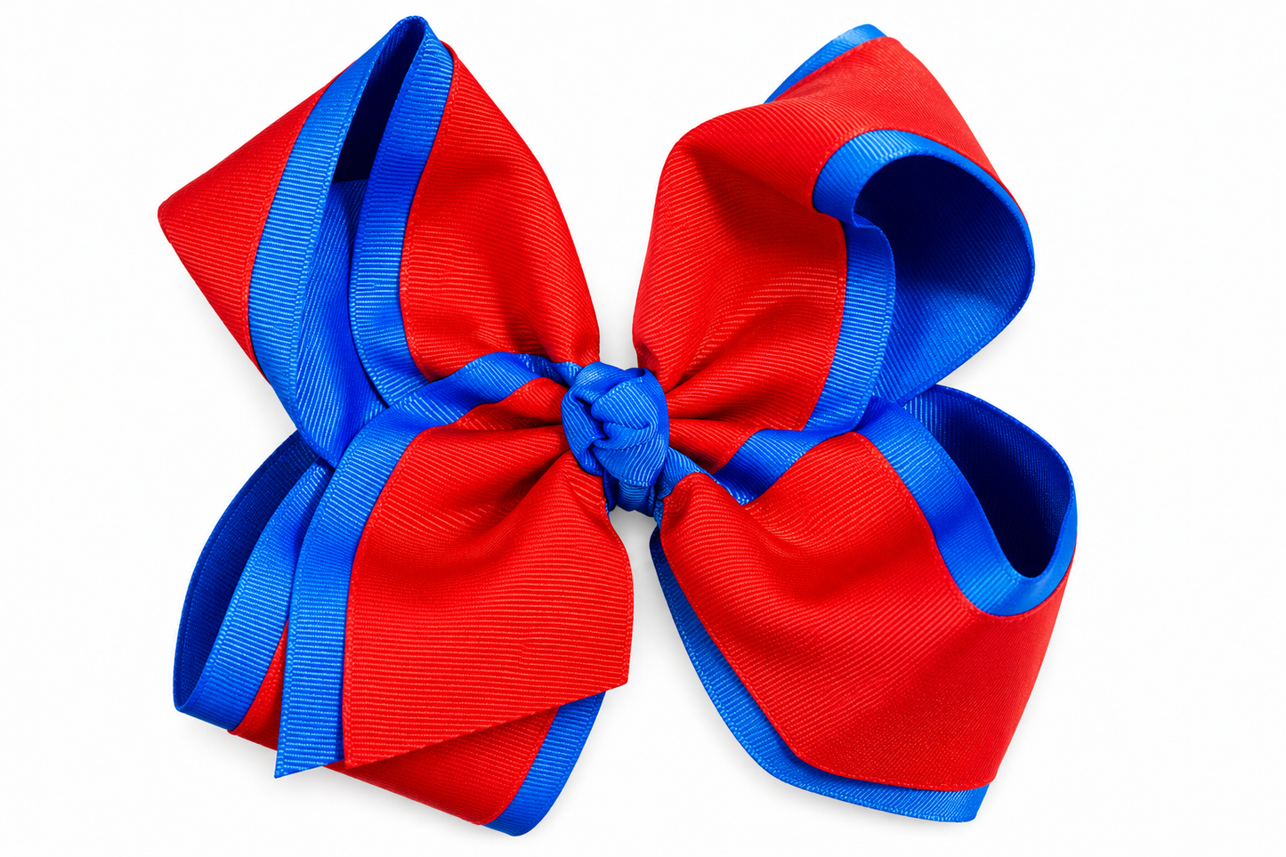 Red/Royal Blue 7" Bow