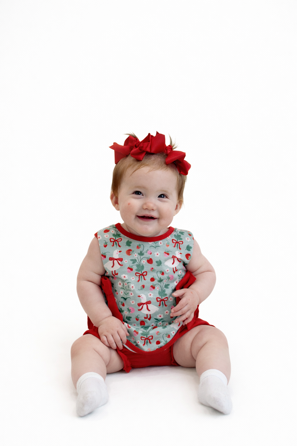 Strawberry Goose Bloomer Set