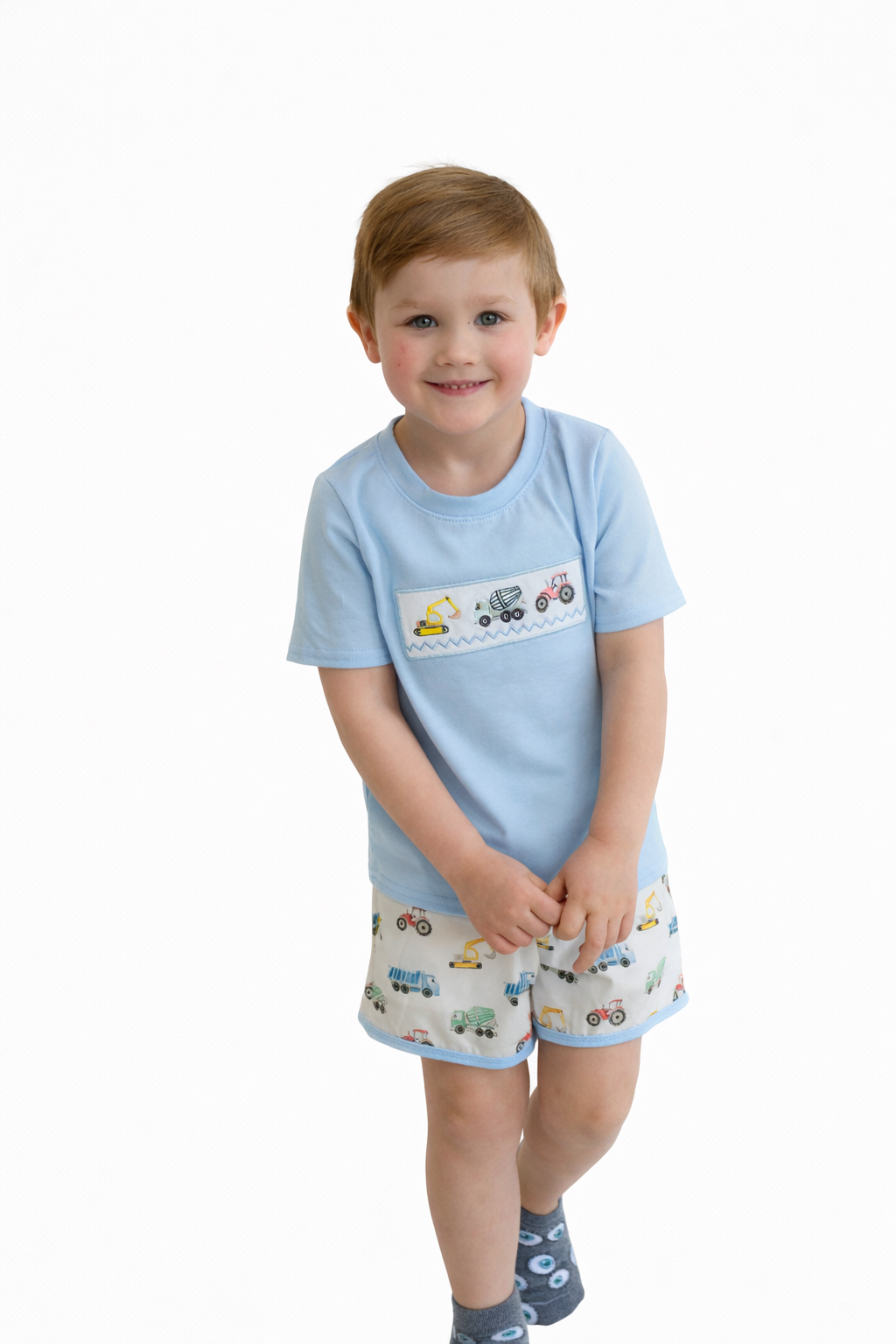 Little Builder Shorts Set