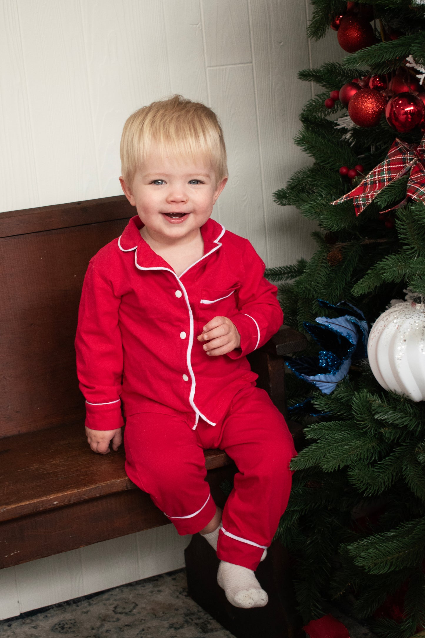 Traditional Red Christmas Pajamas