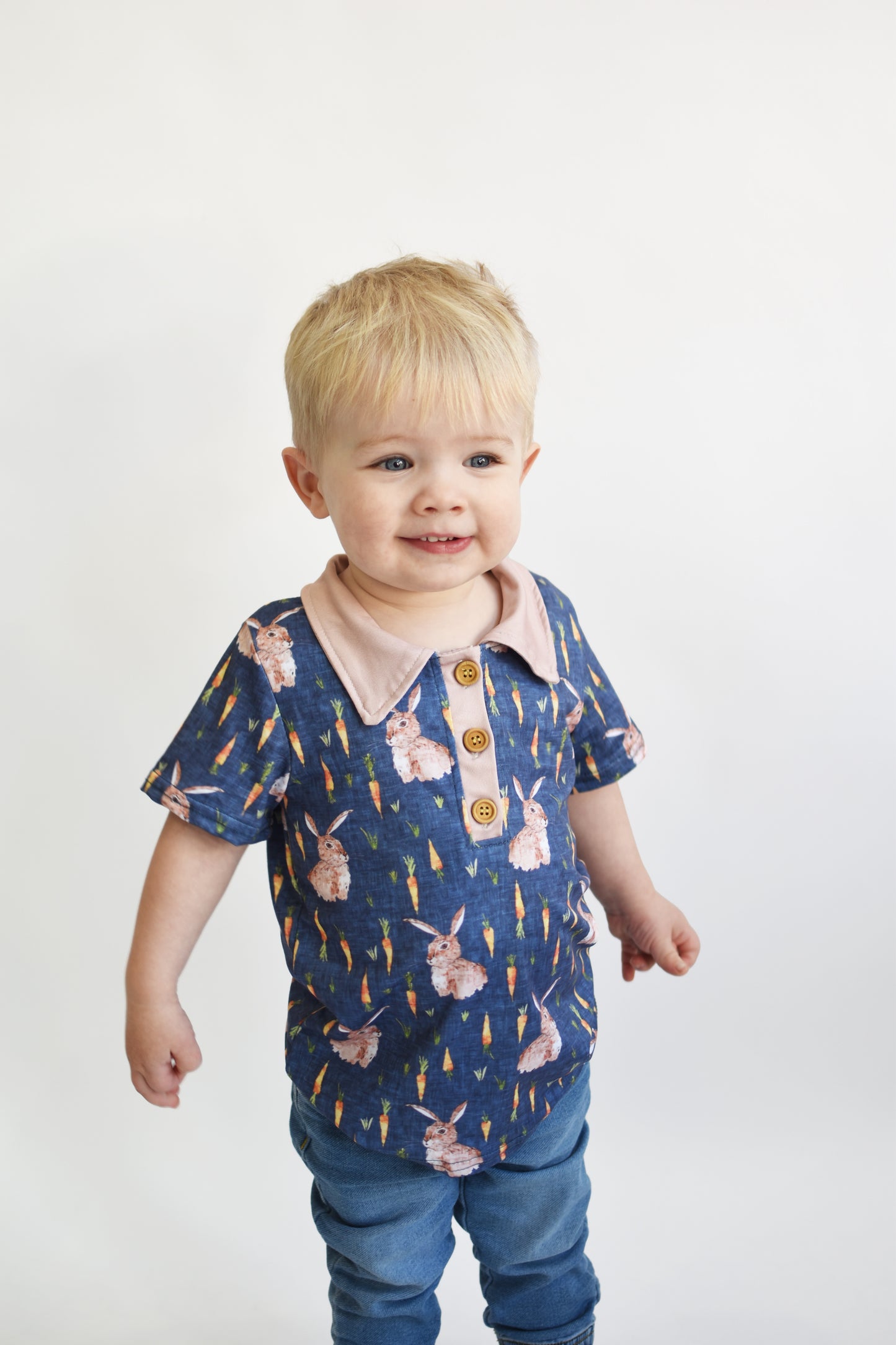 Carrot Thumper Boy Collar Shirt