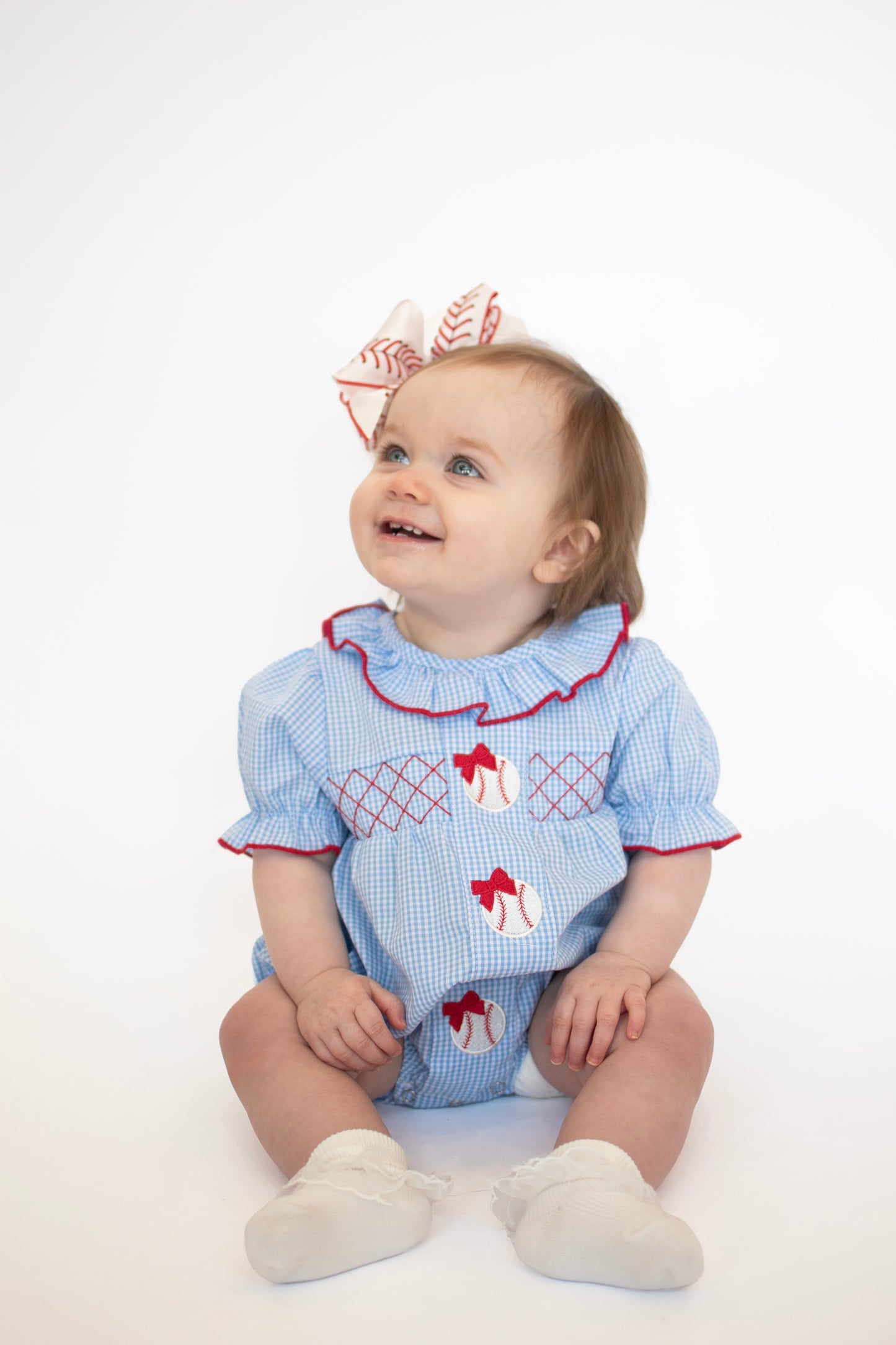 Sweet Diamond Baseball Romper