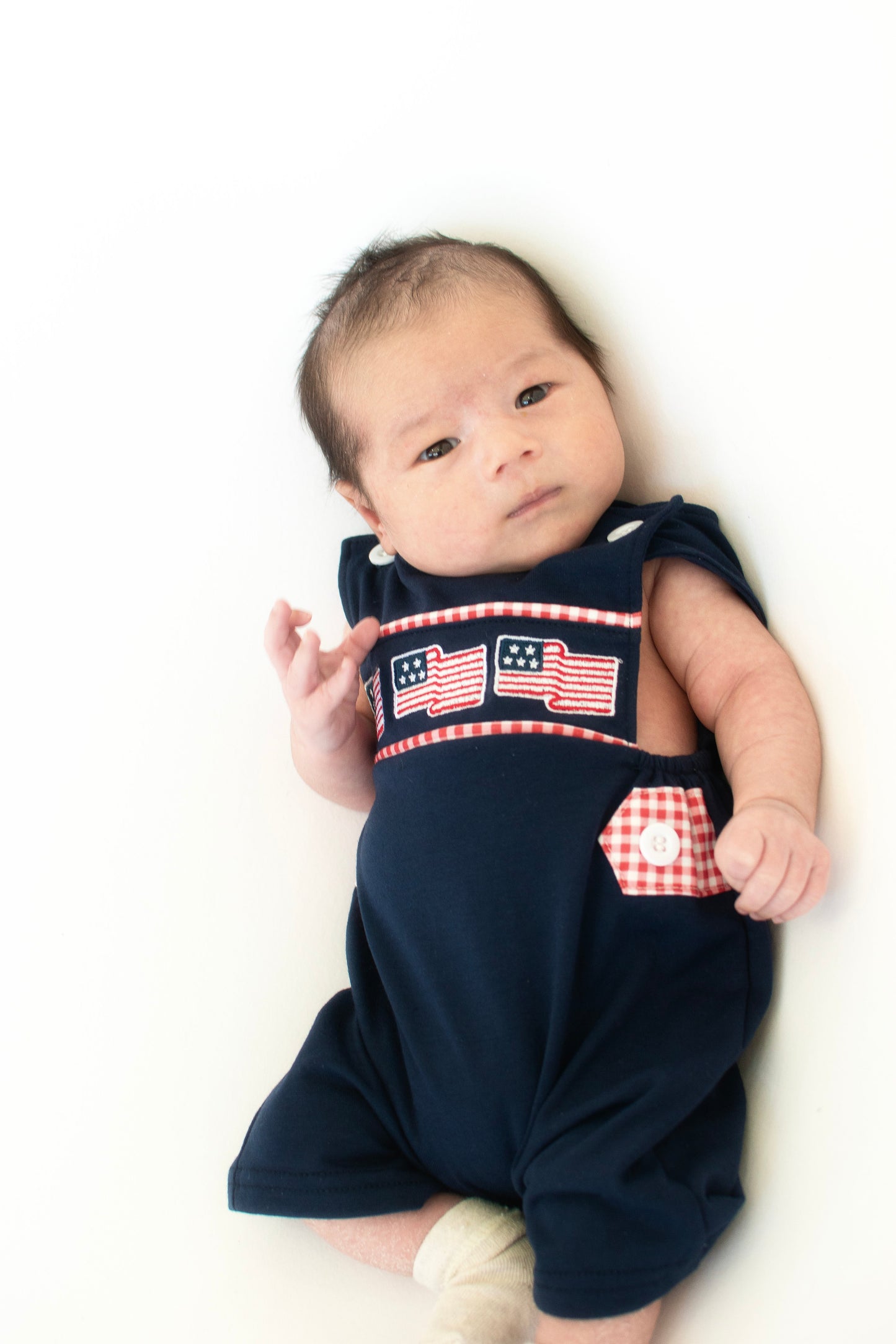 Navy Flag Embroidered JonJon