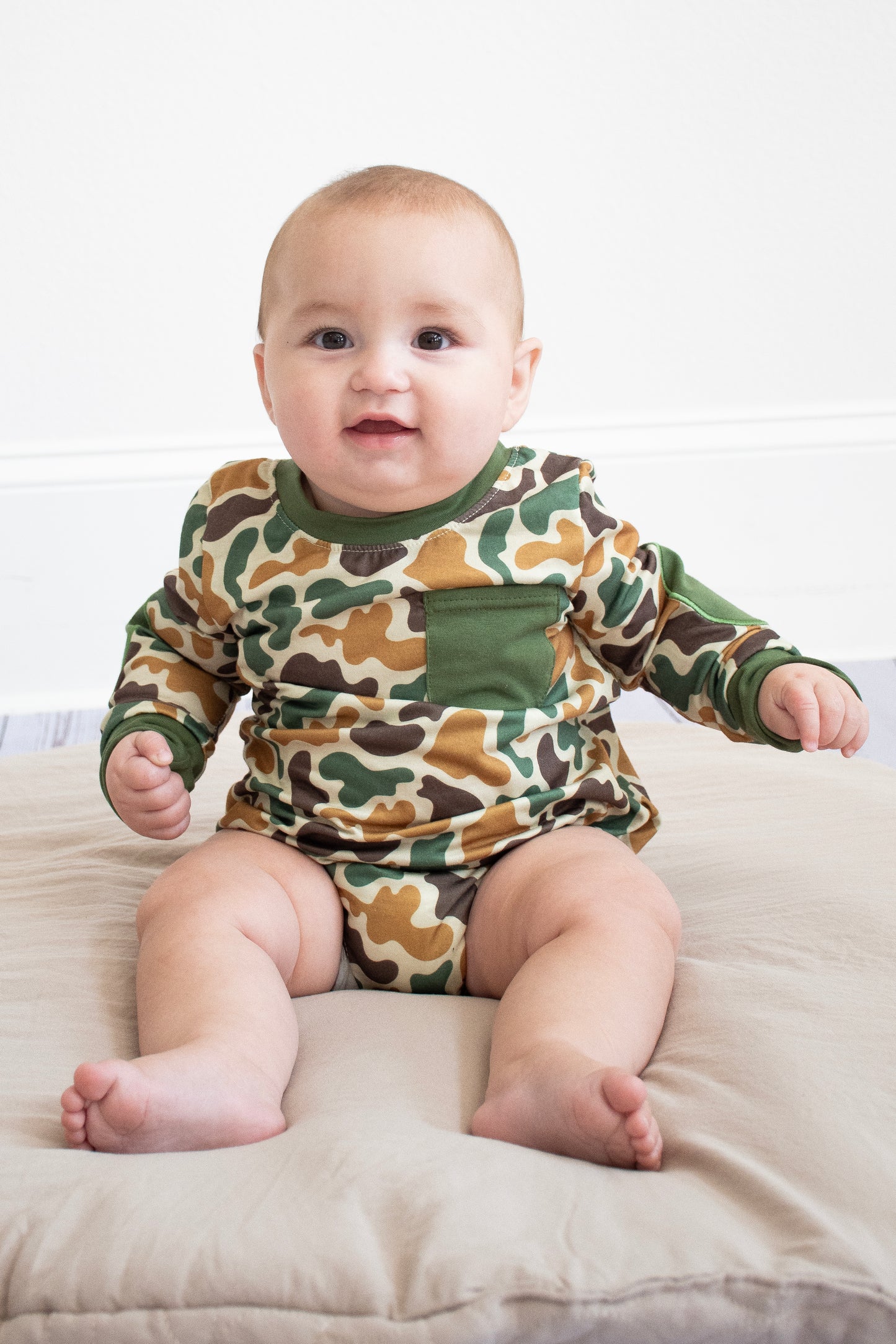 Little Hunter Camo Romper