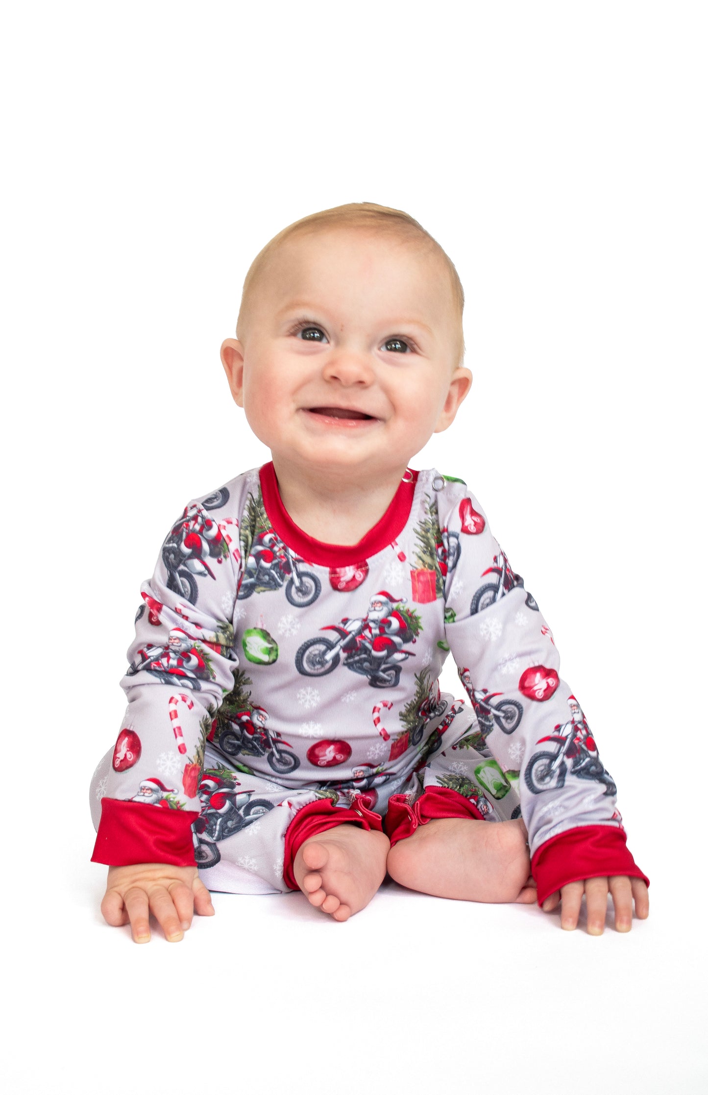 Motorcycle Santa Romper