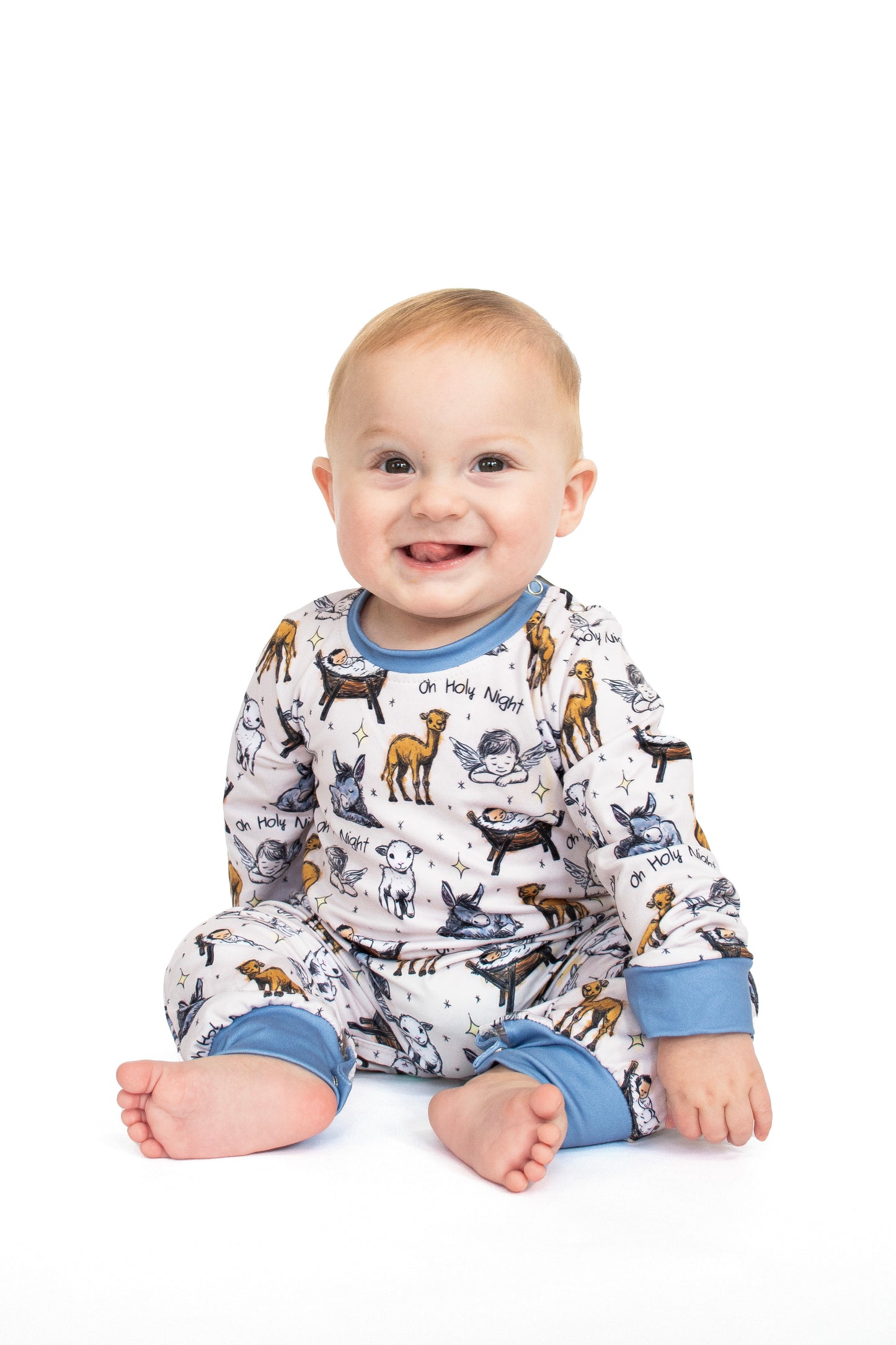 Holy Night Boy Romper