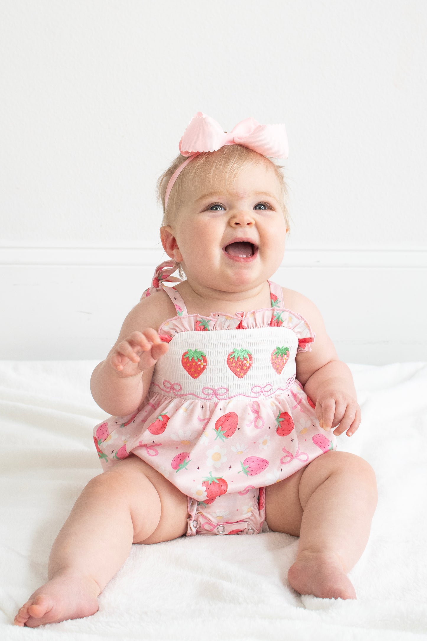 Strawberry Blossom Romper