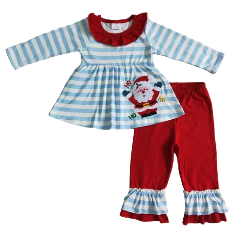Stripe Santa GIRL Set