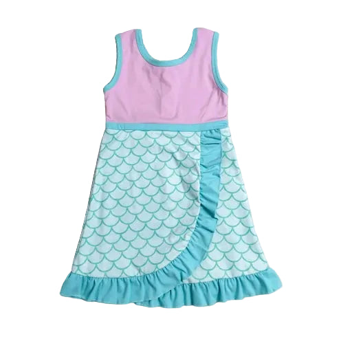 Mermaid Sleeveless Yoga Active Dress