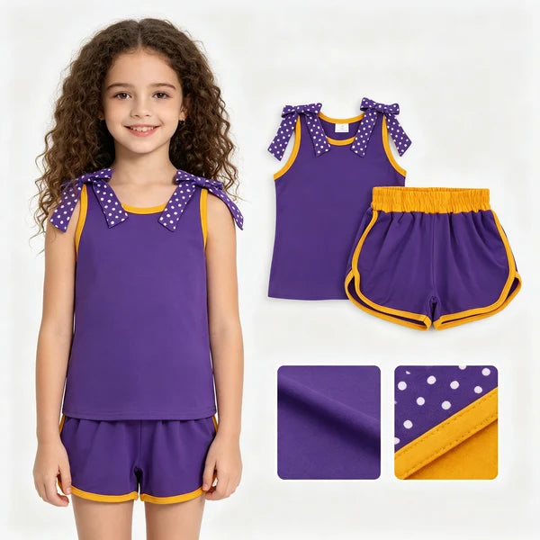 Purple Polka Dots Track Suit (ETA 8/23/26)
