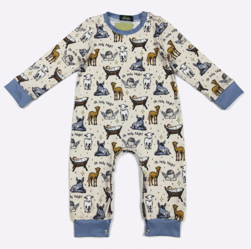 Holy Night Boy Romper