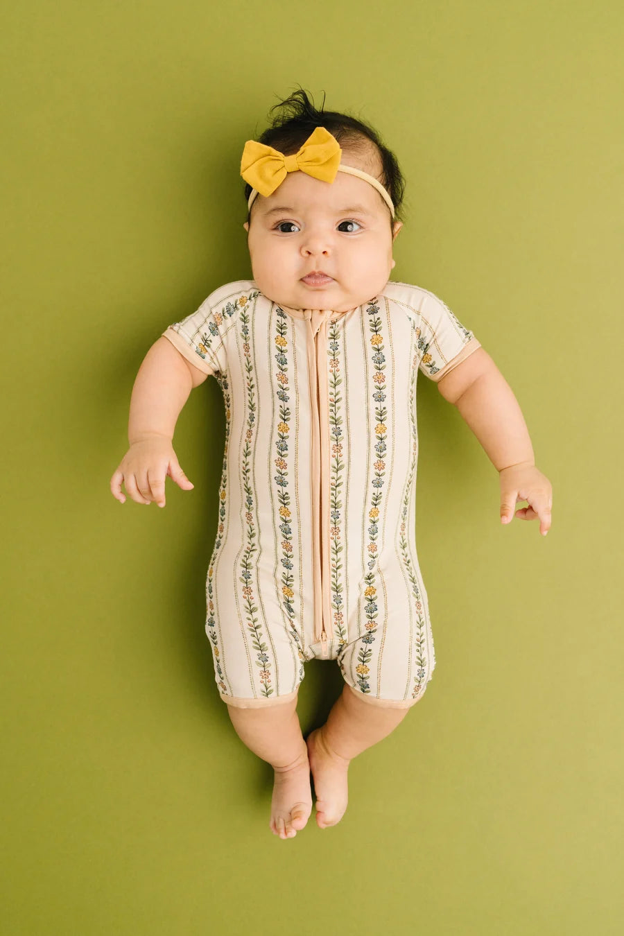 Dainty Daisy Bamboo Short Romper