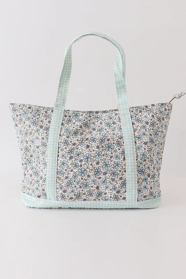 Blue/Green Floral Travel
