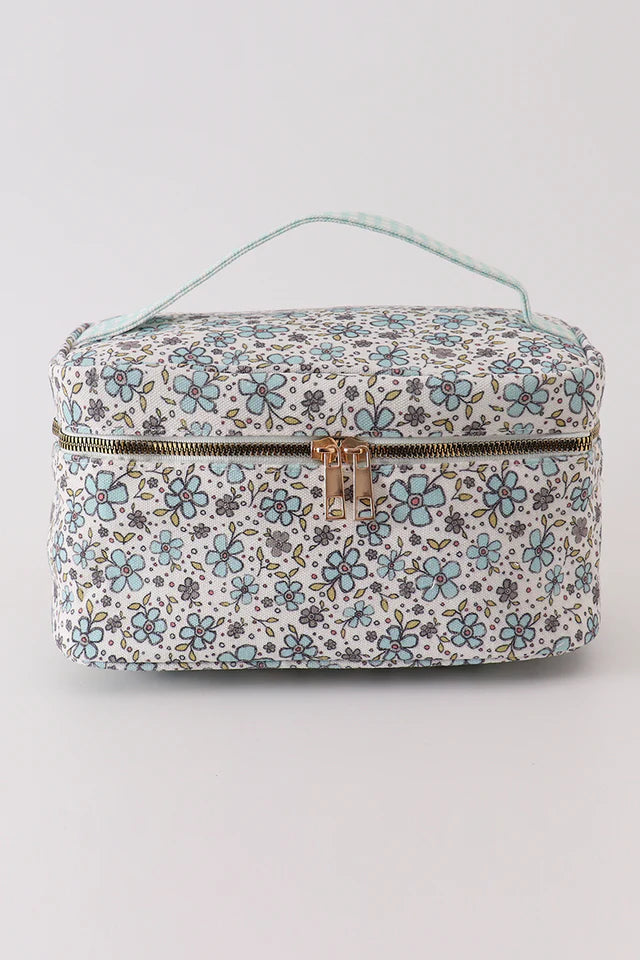 Blue/Green Floral Travel