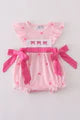Pink Stripe Bow Bubble