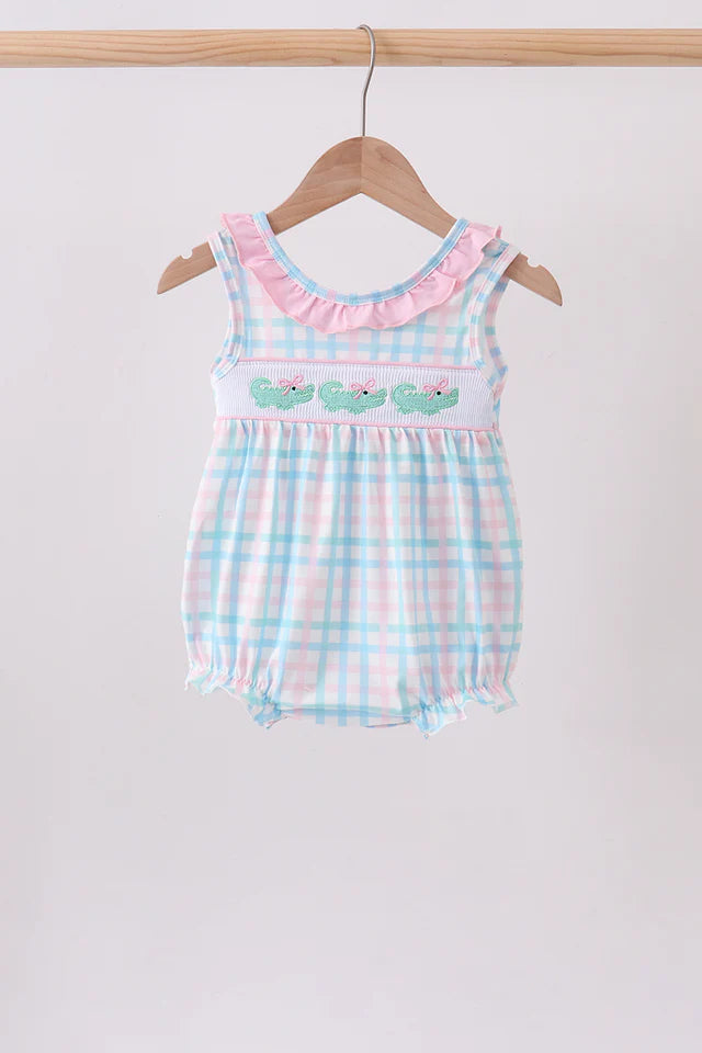 Snappy Pink Gingham Bubble (PRESALE: ETA 8/4/26)