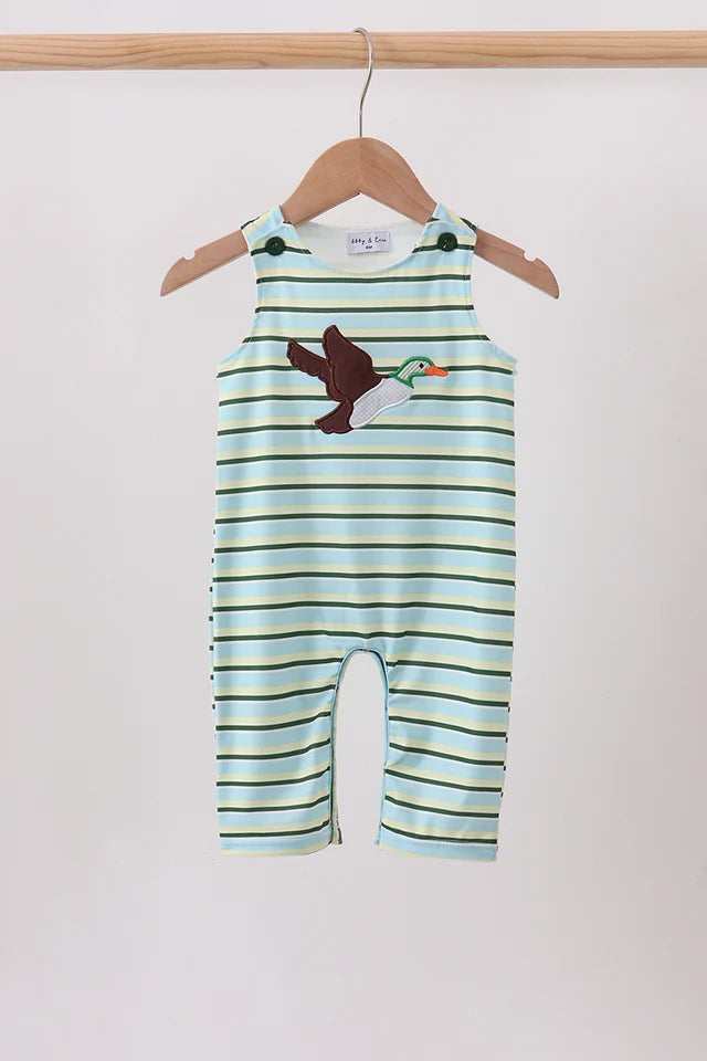 Stripe Mallard Applique Jon Jon (ETA: 9/4/26)
