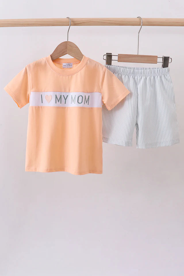 I Love Mom Boy Set