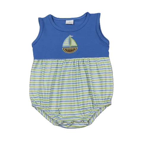 Sail Away Boy Romper