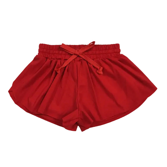 Red Butterfly Athletic Shorts