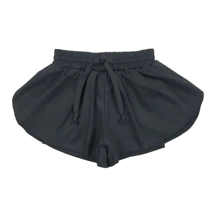 Black Butterfly Athletic Shorts