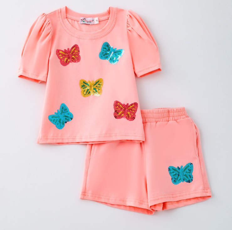 Butterfly Sequin Set