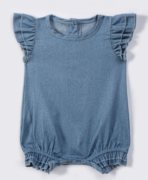Denim Baby Romper