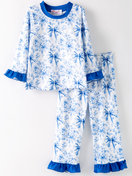 Cobalt Coquette Loungewear