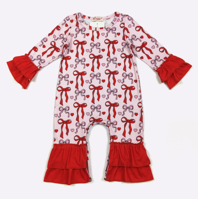 Love Knots Baby Romper