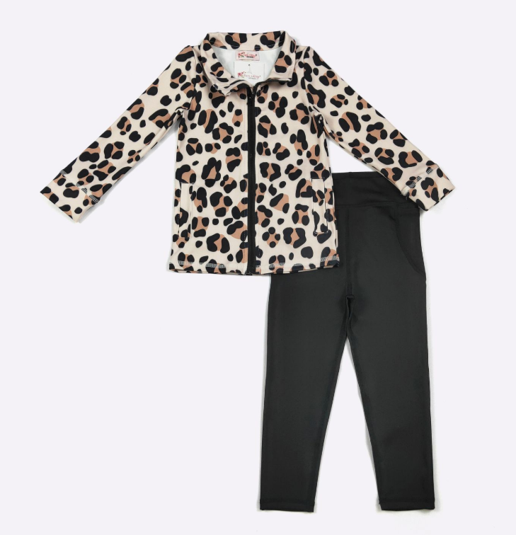 Cheetah Athletic Girls Set