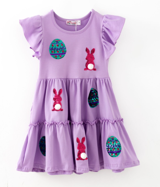 Egg Hunt Sequin Dress