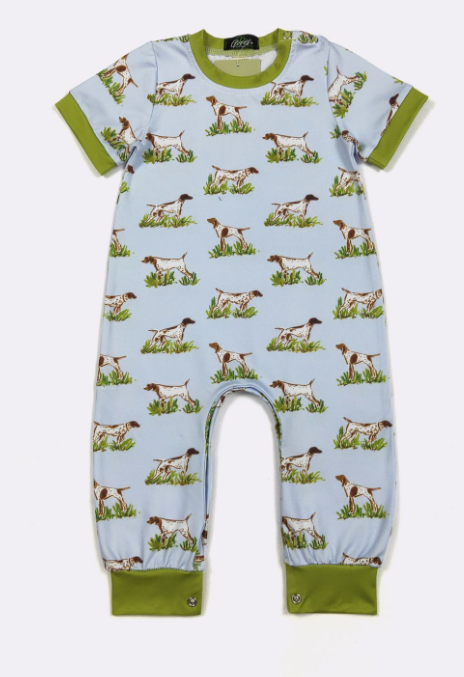 Pointer Hunt Boy Romper