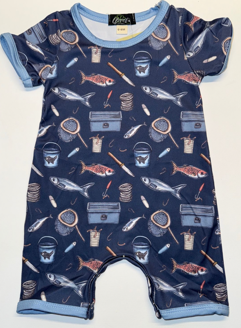 Baits & Buckets Boy Romper