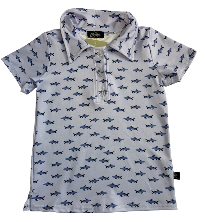 Mini Shark Boy Collar Shirt