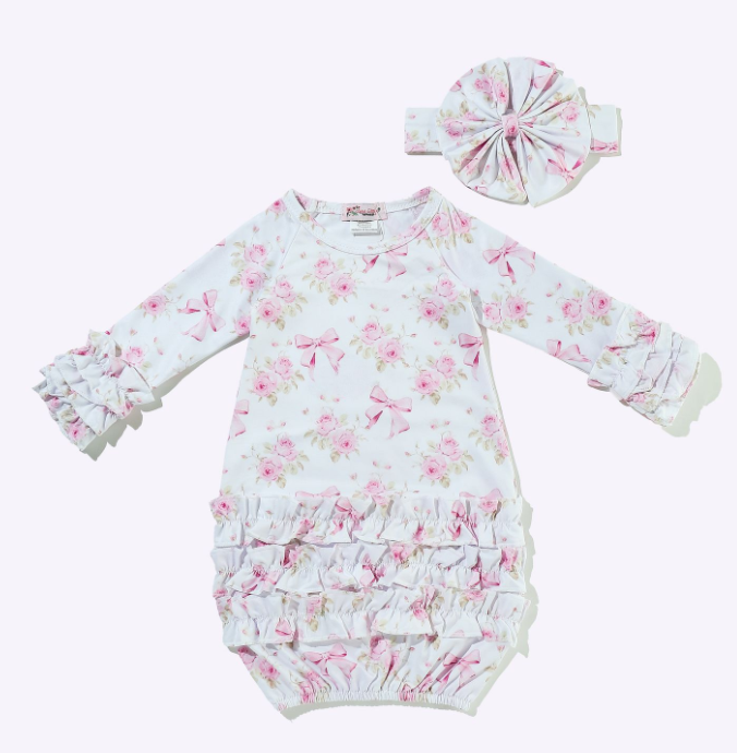 Rosebud and Ribbons Baby Gowns