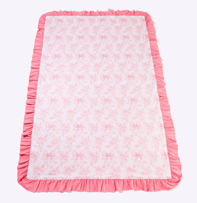 Pink Waverly Mink Blanket
