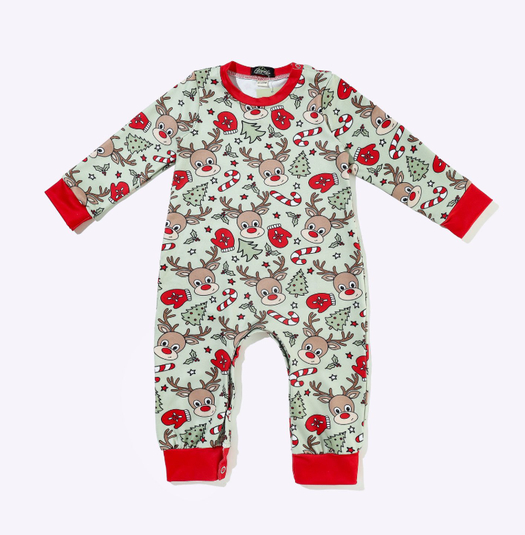 Red Nose Reindeer Romper