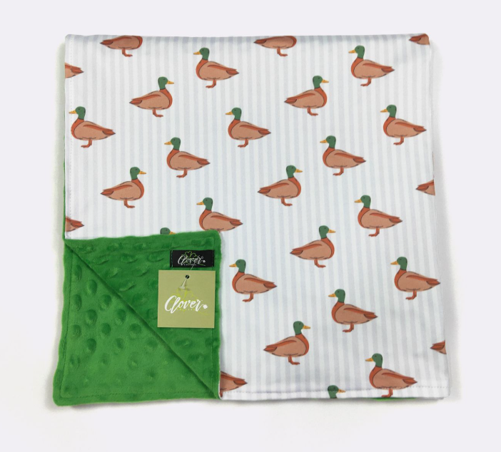 Pinstripe Mallard Blanket (ETA: 10/21/26)