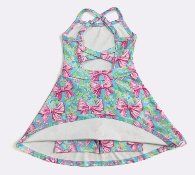 Paradise Coquette Athletic Girls Dress