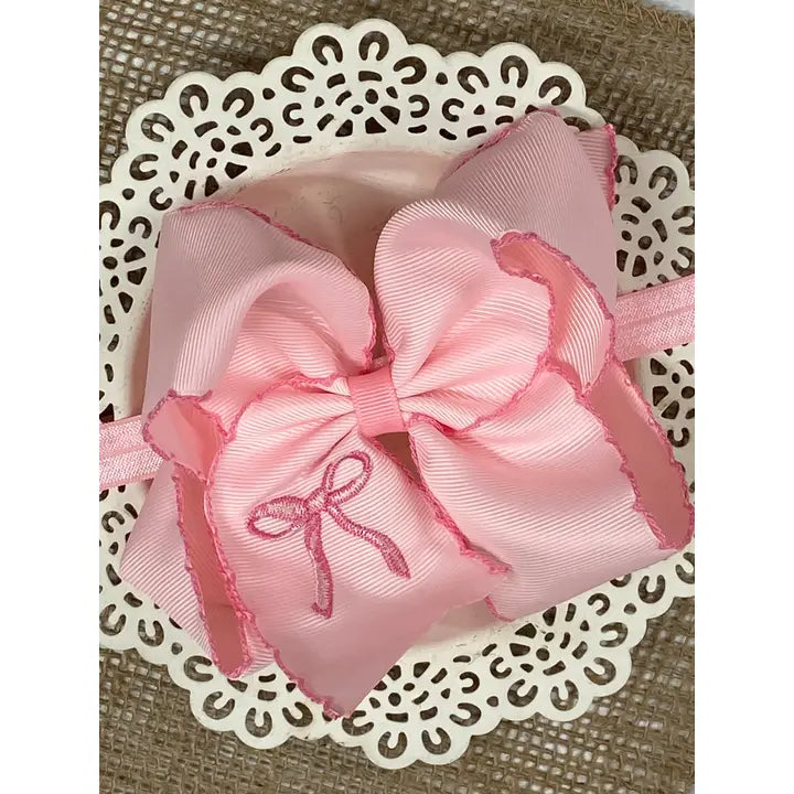 Pink Coquette Moonstitch Headband