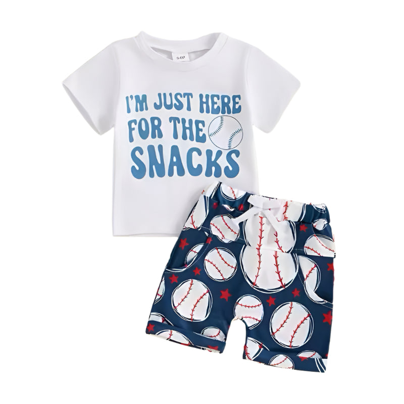 Just Here for the Snacks - Baseball