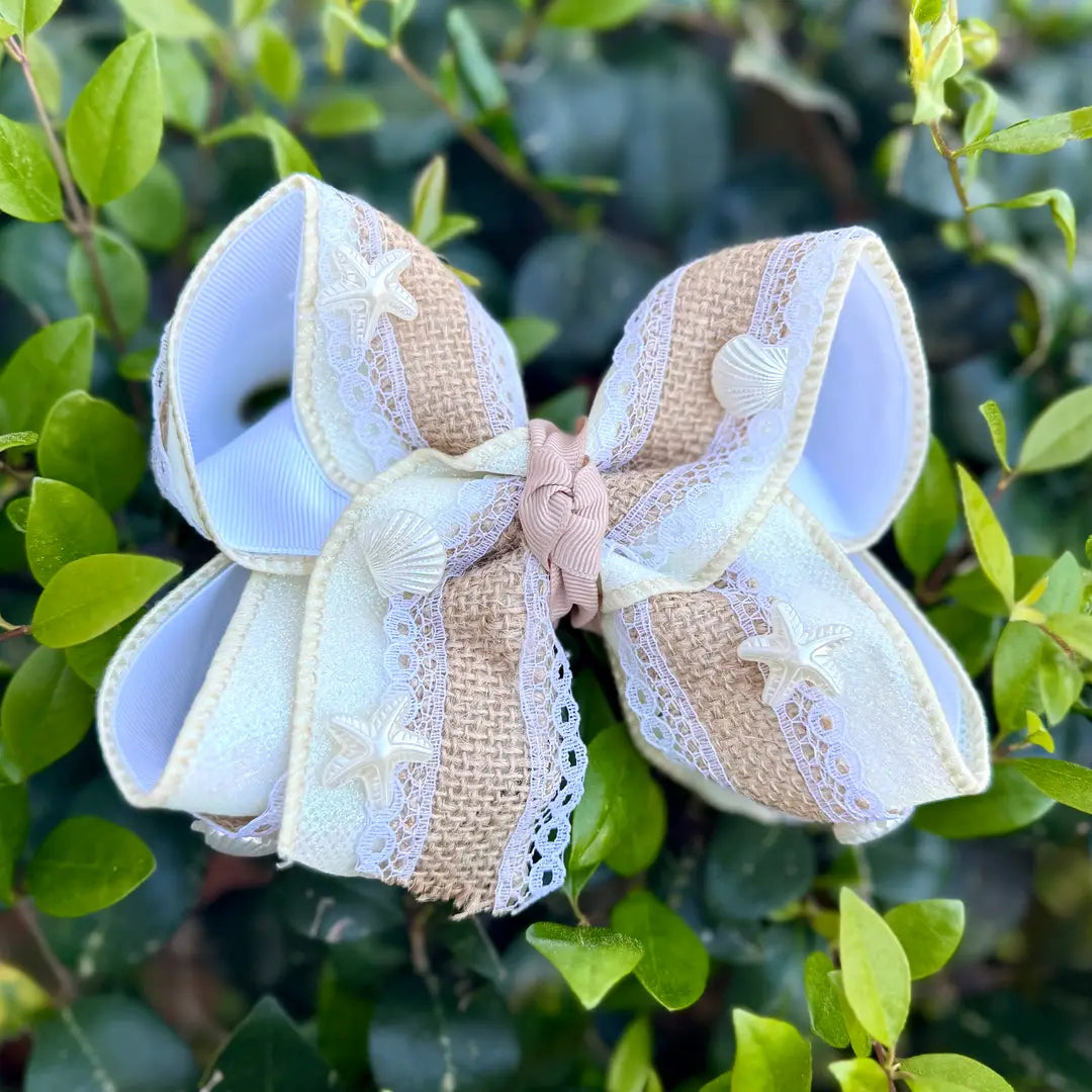 Seashell Beach Bow 6"