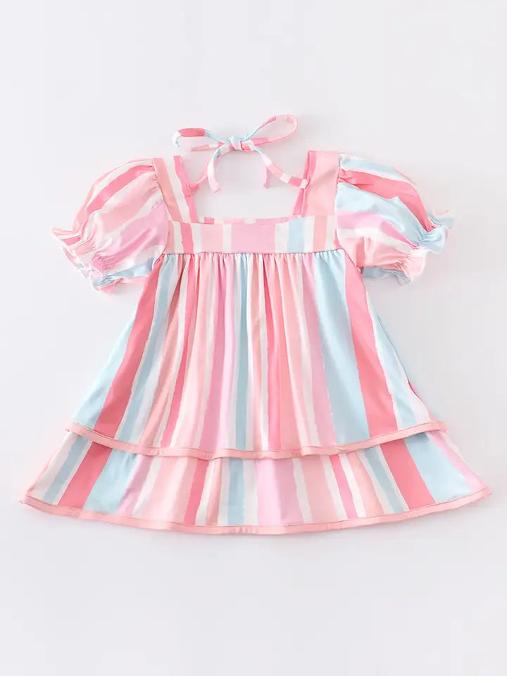 Colored Stripe Ruffle Shirt (SPECIAL DEAL)
