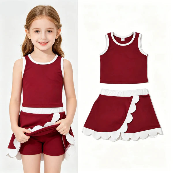 Factory Preorder: Scallop Athletic Skort Sets (10 Styles)