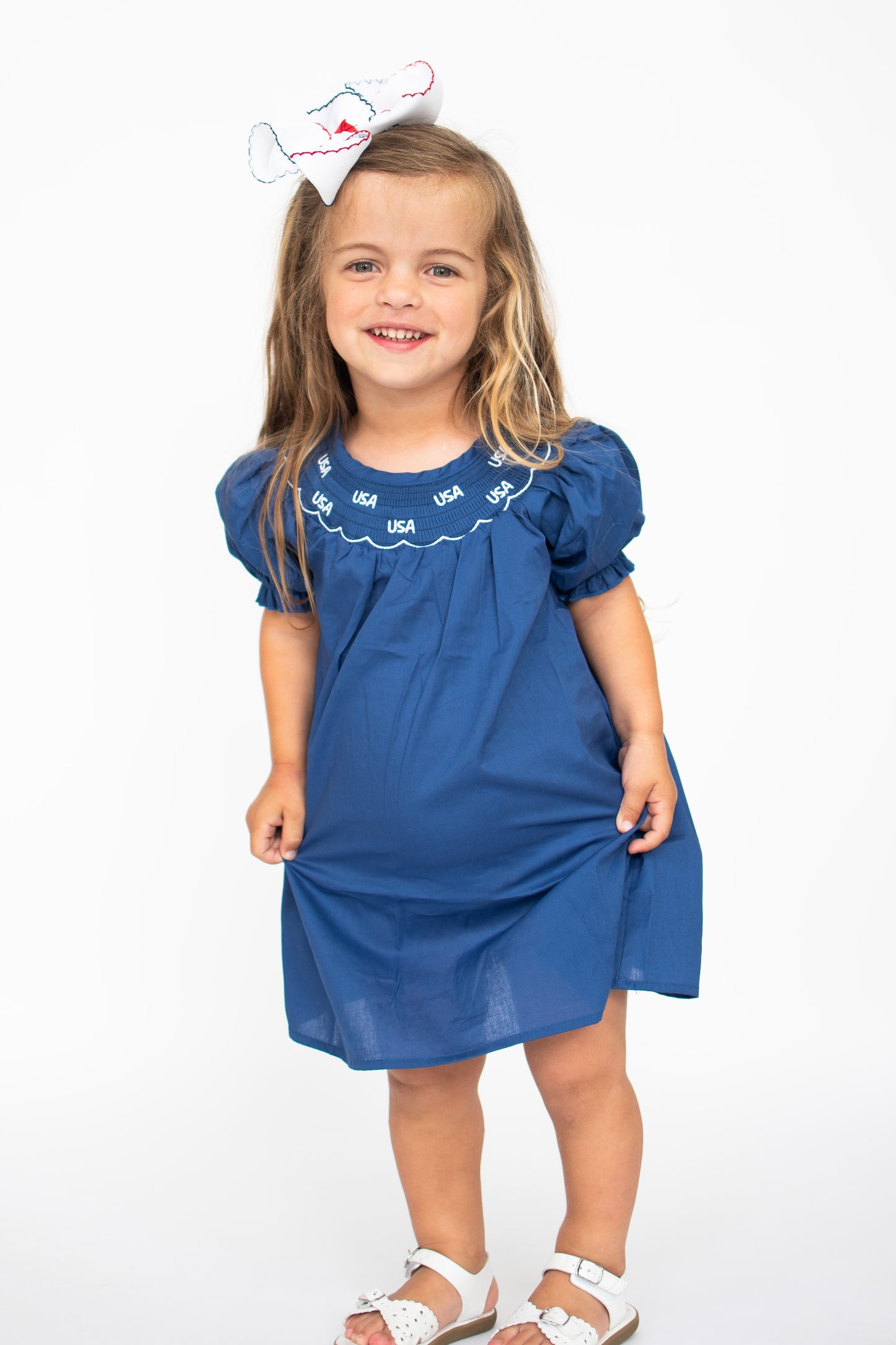 USA Smocked Dress